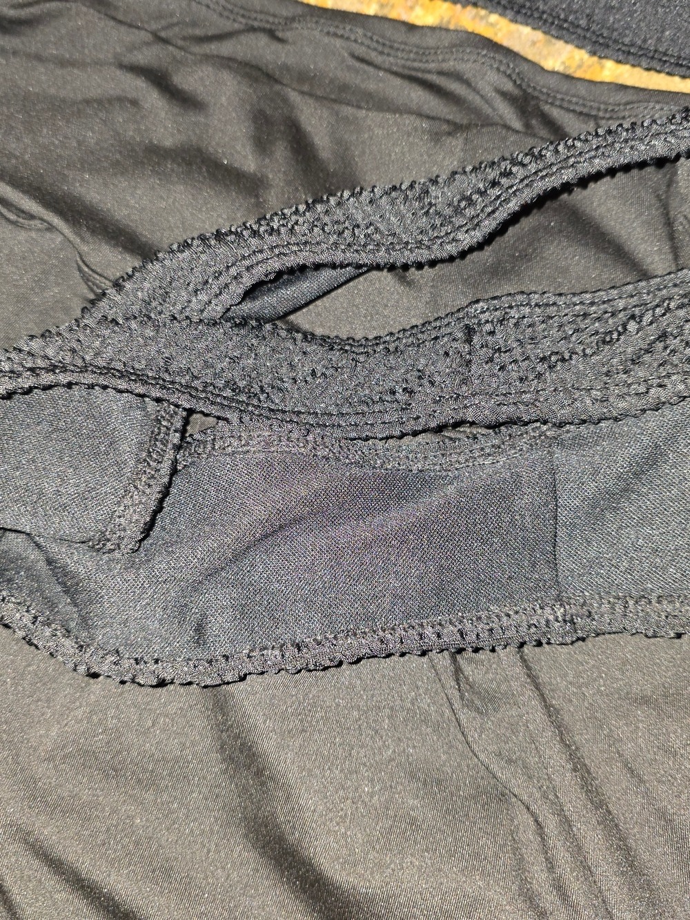 4/$25 Deal! Black Textured Bikini Top and Black Swim Bottoms And Skirt - Picture 7 of 11